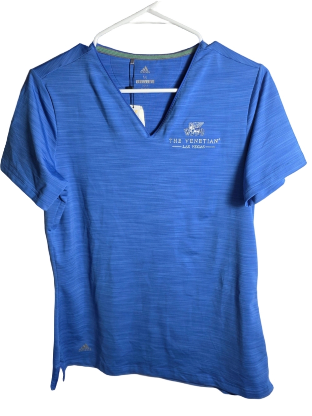 Women's Adidas The Venetian Las Vegas Golf Tee, M, Blue athletic workout Vegas